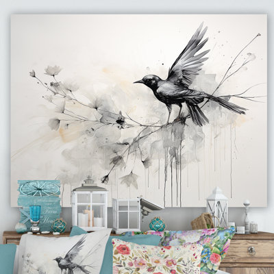 Minimalisme, oiseaux du paradis II sur toile
