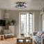 Ventilateur de plafond en cristal 18 po avec télécommande et ensemble d'éclairage Arenijus