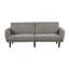 Contemporain convertible en canapé-lit gris 1Pc
