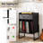 Record Player Stand Turntable Stand with Drawer & Record Holder Display Shelf-511356297