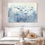Banc de poissons bleu-107705233