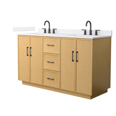 Ensemble de meuble-lavabo double 60 po Elan