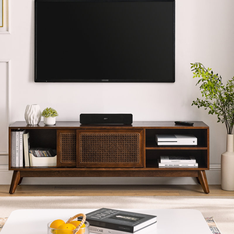 Meuble télé 59 po Mid Century Modern
