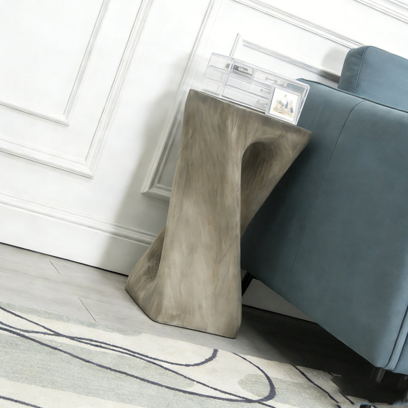 Table d'appoint d'extérieur, Gris