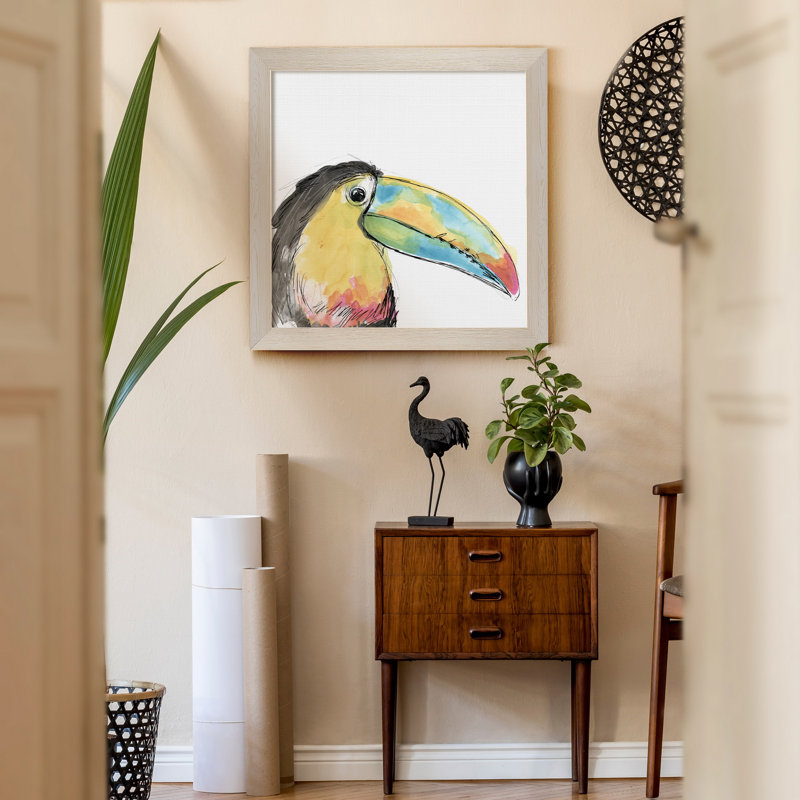 Reproduction d'art sur toile Gilded Chrysalis II, H 35,5 po x l 35,5 po x P 1,5 po, Cadre blanc