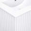 Meuble-lavabo simple mural 23,62 po avec lavabo blanc