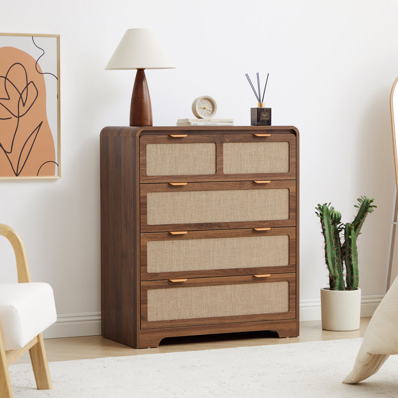 MODERN BOHO DESIGN 4 Drawer Dresser