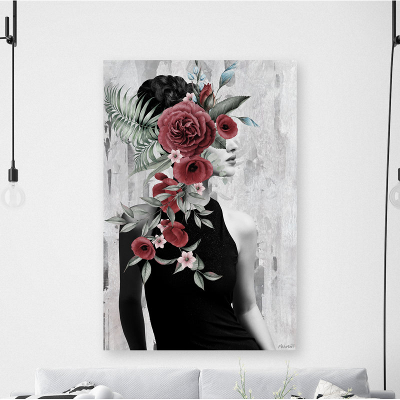 Confidence Is Sexy - Wrapped Canvas Painting, 66cm H x 45cm W x 3.81cm D