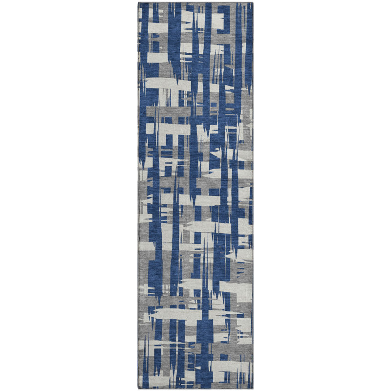 Premium Machine Washable Chelston AMF1849 Stripes Rug, Runner 2'3" x 7'6"