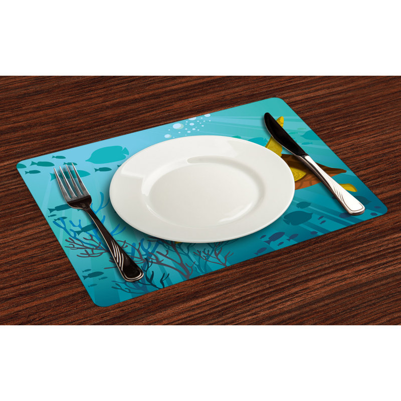 Polyester Animals/Nature Rectangle Placemat