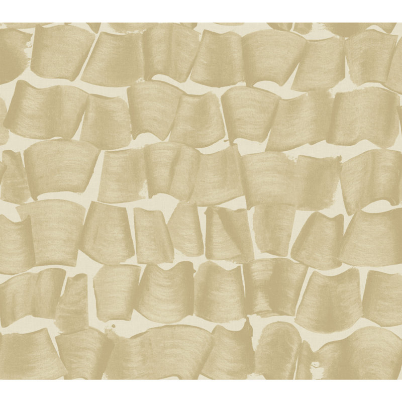 27' L x 27" W Wallpaper Roll, Gold