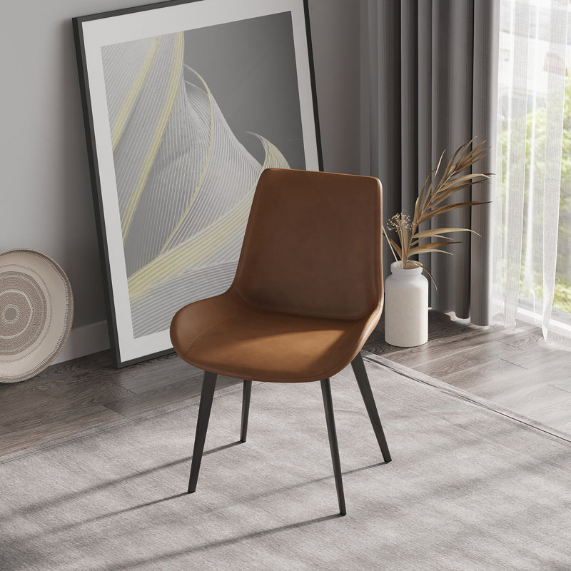 Chaise de salle à manger Modern, Brun