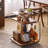 3-Layer Sofa Small Side Table, Wooden Bedside Table Snack Side Table With Storage Rack, Household Side Table Trolley With Wheels Living Room Antique Sofa Coffee Table Corner Table-626395254