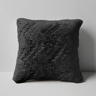 2X2 Ft Thick Plush Shag Shaggy Pillow Fluffy Soft Luxury Solid Color Decorative Cushion For Sofa, Couch, Bed, Living Room, Bedroom
