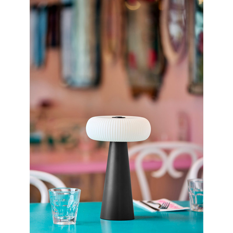 Ozzie LED Cordles Table Lamp, Black
