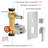 Rain Dual Shower Head 1.8 GPM GPM