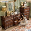 Armoire d'appoint en noyer massif