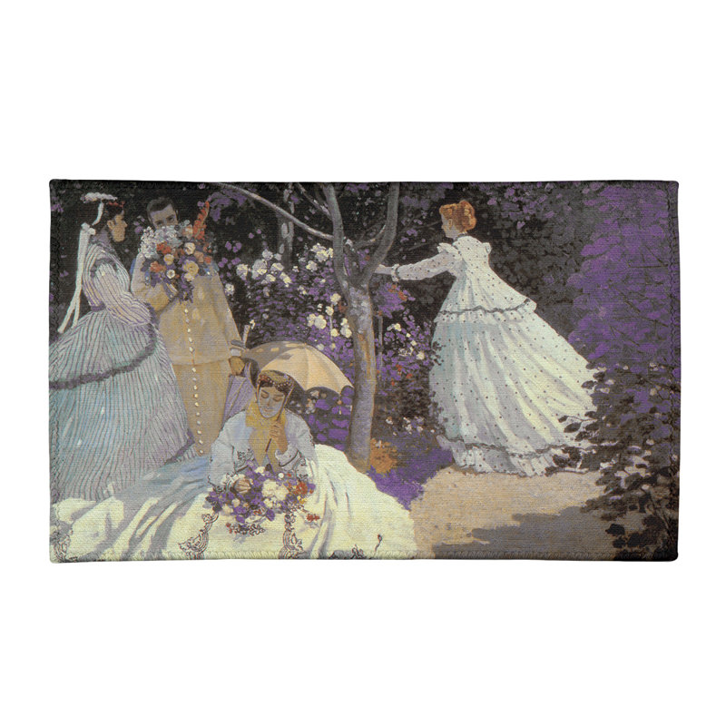 Chenille Floral Indoor Rug, Rectangle 2' x 3'