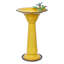 Bain d'oiseaux sur piédestal en métal avec support Vintage-870822329