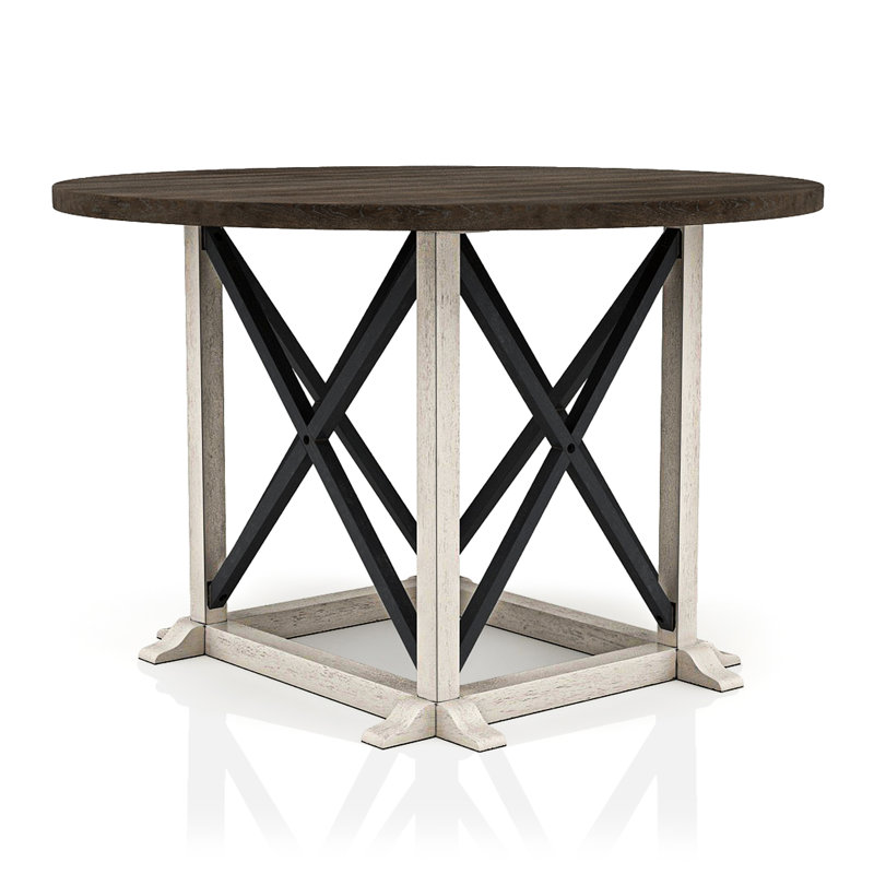 Stathelle Round Solid Wood Base Dining Table