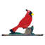 Large Bell w/ Cardinal-410729349