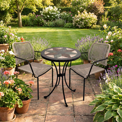 2 - Person Patio Dining Set with Round Table