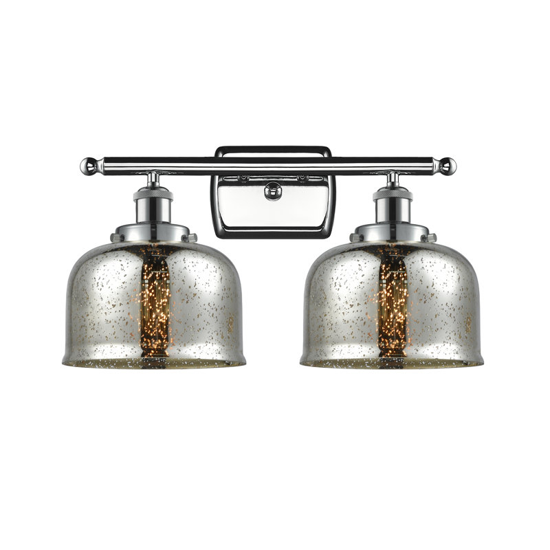 2 - Light Dimmable LED Bath Bar, Polished Chrome