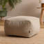 Amara Corduroy Square Footstool-53160699