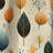 Modern Leaf Patterns II Polyester Blackout Single Curtain Panel Single Panel-95458020