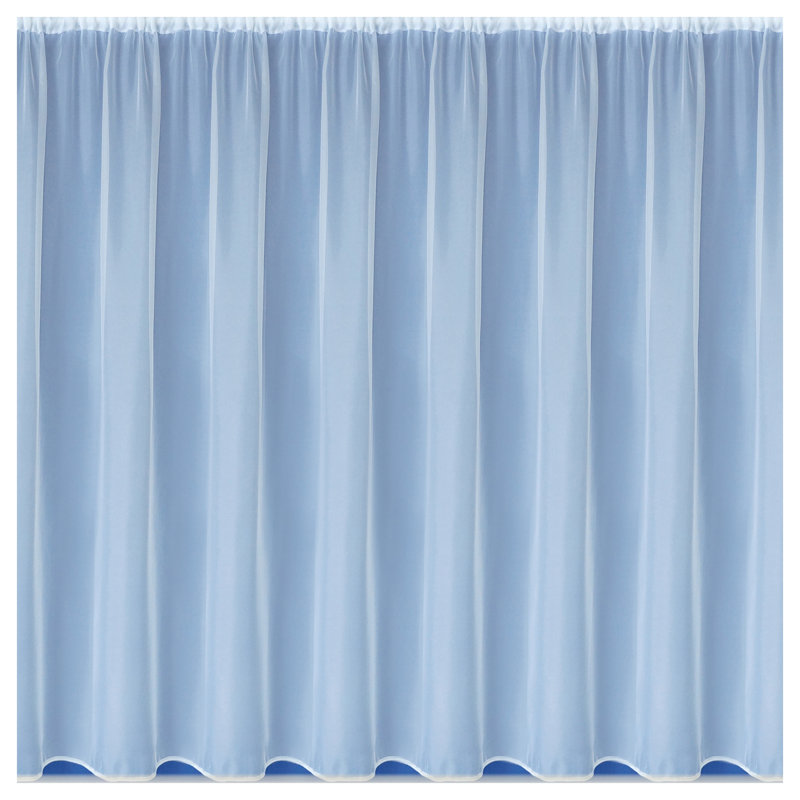 Kenton Semi Sheer Curtain Single Panel, 200 W x 91 D cm