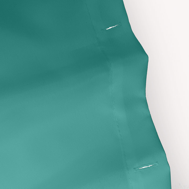 Rideau de douche Yancy, Bleu sarcelle