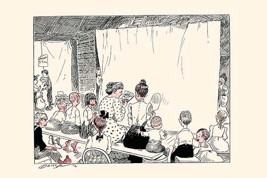 Impression d’art graphique non encadrée, "our first show" par clare briggs, H 44 po x l 66 po