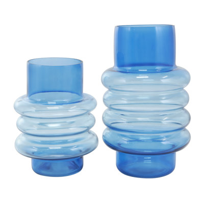 Ensemble de vases de table en verre 2 pièces Parlier