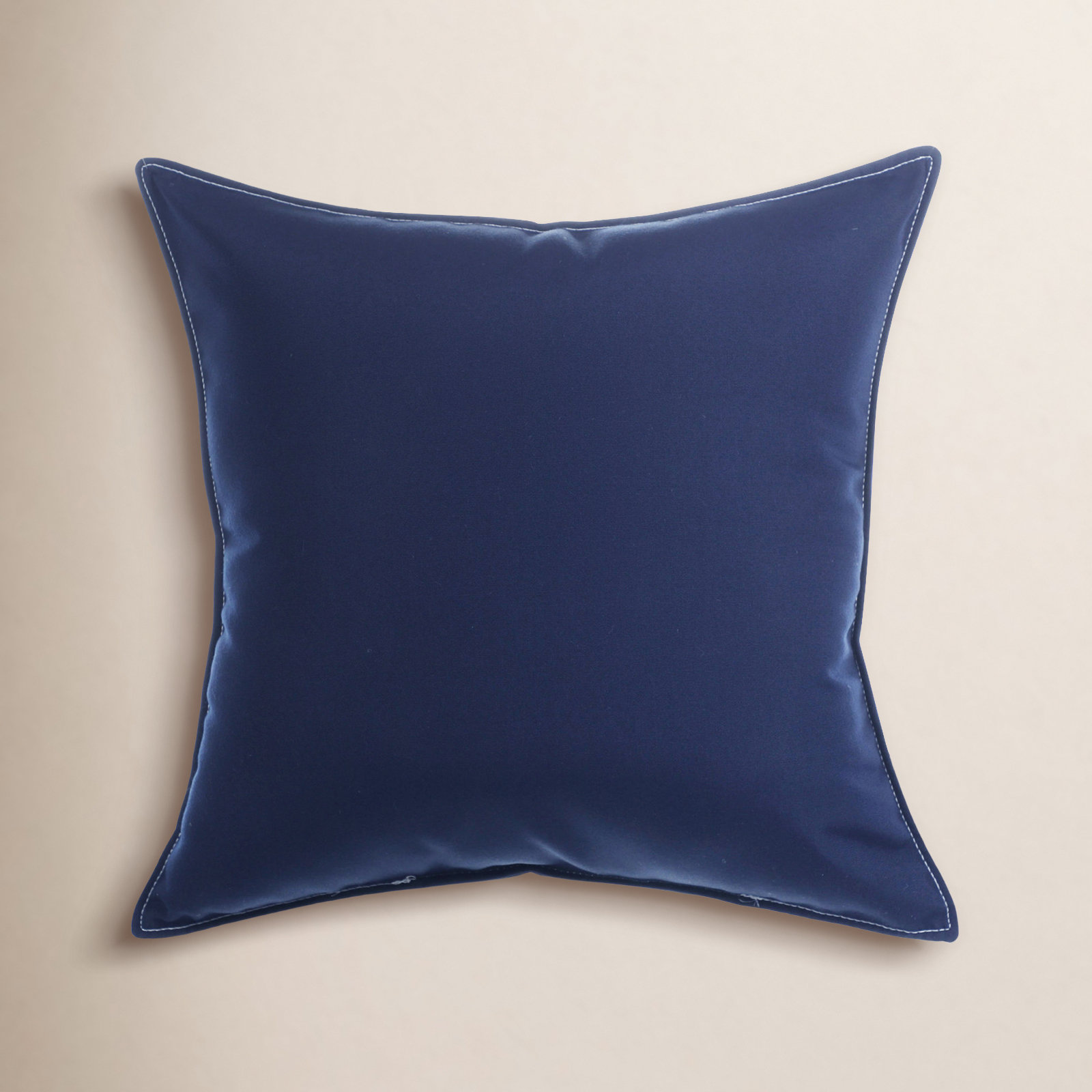 Everton 20" x 20" Sunbrella® Throw Pillow, Navy