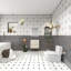 Meuble-lavabo simple 23,5 po avec plateau en acrylique Halethorpe-1860348719