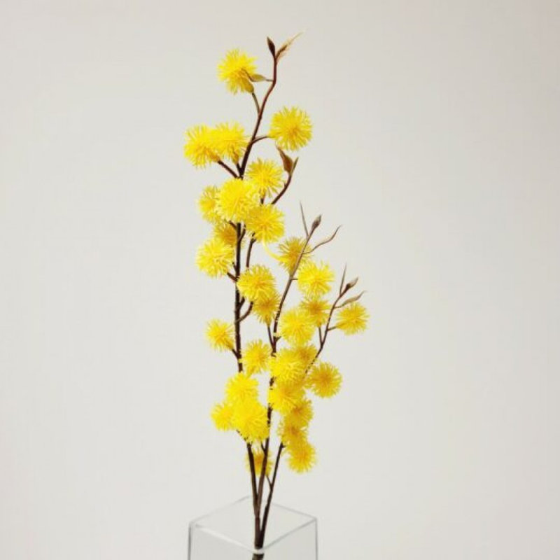 Yellow Dandelion Bud Spray Artificial Flowers