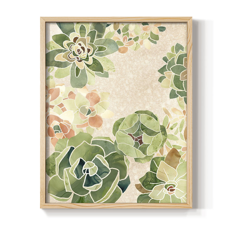 Reproduction encadrée en verre massif, H 11 po x l 9 po