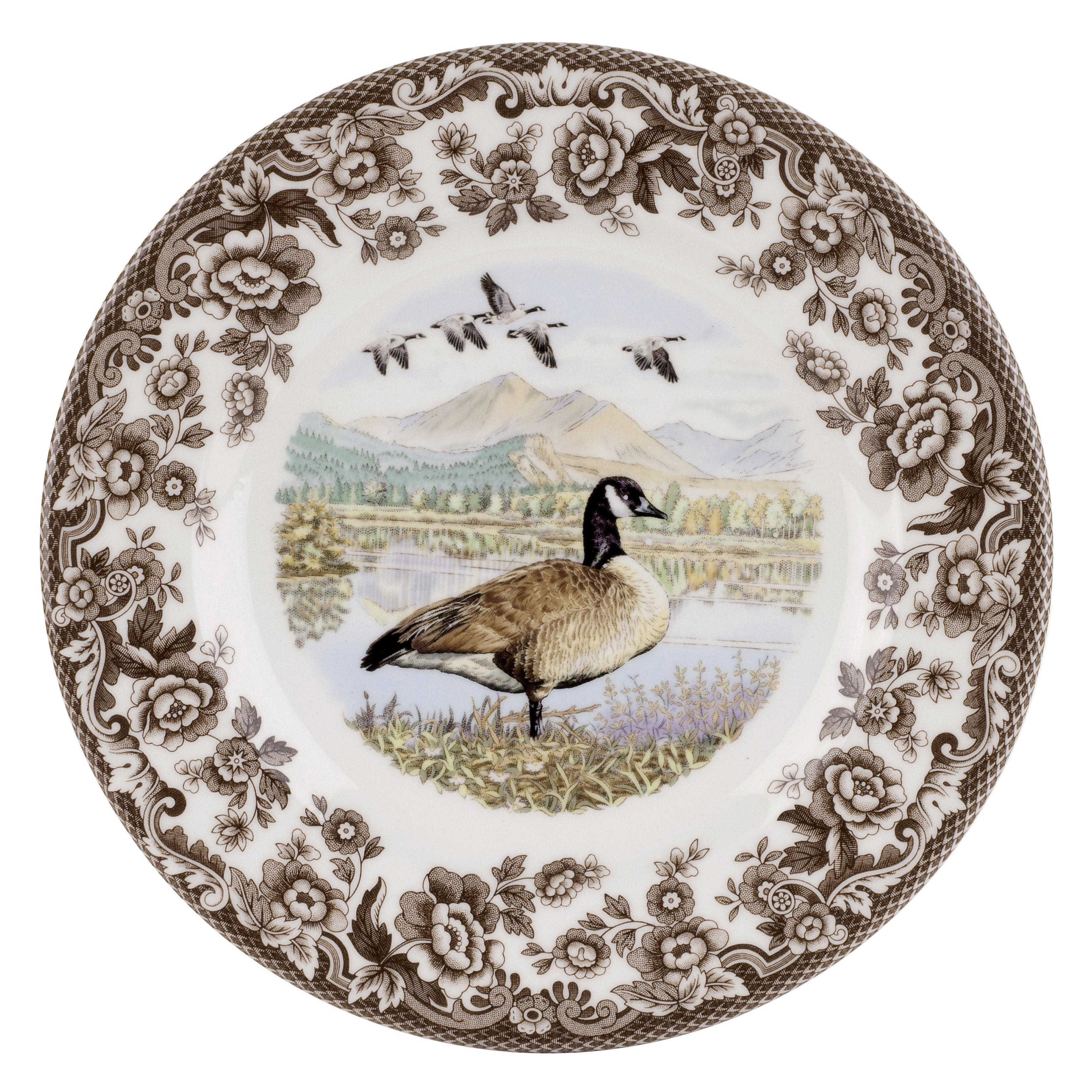 Spode Woodland Salad Plate 8" Can Goose | Wayfair