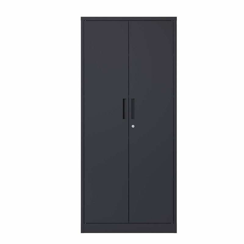 Lockable File Cabinet With 4 Shelves, Metal Storage Cabinet, Locking Cabinet With Doors For Home Office