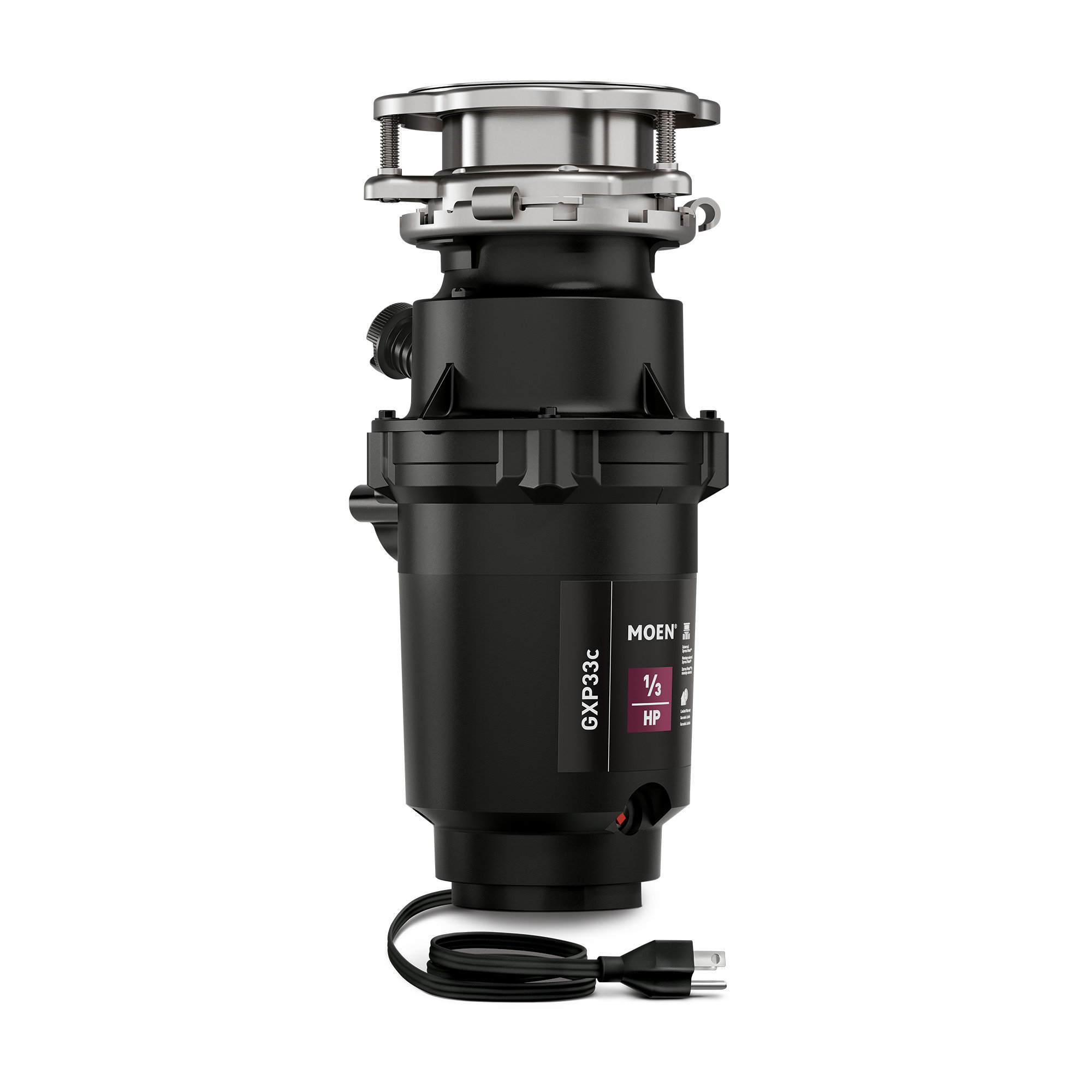 GXP33C Moen Lite GX PRO Series 1/3 HP Continuous Feed Garbage Disposal