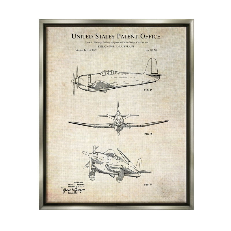 "Vintage American USraft" par Karl Hronek - cadre flottant, impression sur toile, H 31 po x l 25 po x P 1,7 po