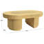 Table basse ovale en rotin Kenzo