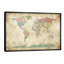 World Cities Map by Michael Tompsett - Wrapped Canvas Print-29383405-56678657