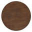 Table de bout élégante en bois brun au design fonctionnel de couleur chaude