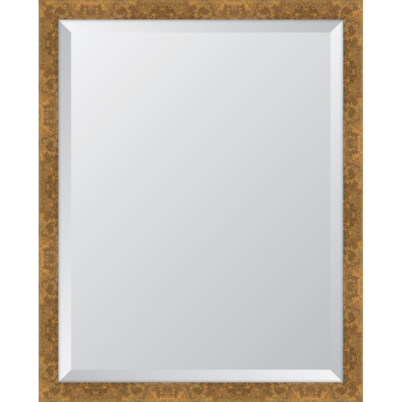 Miroir d'appoint Agapito, 25 po x 31 po, Doré