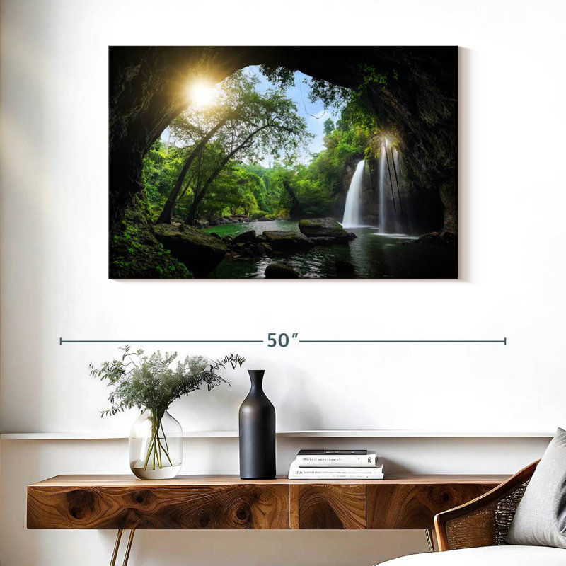 Alvord Haew Suwat Waterfall, 26" H x 39" W