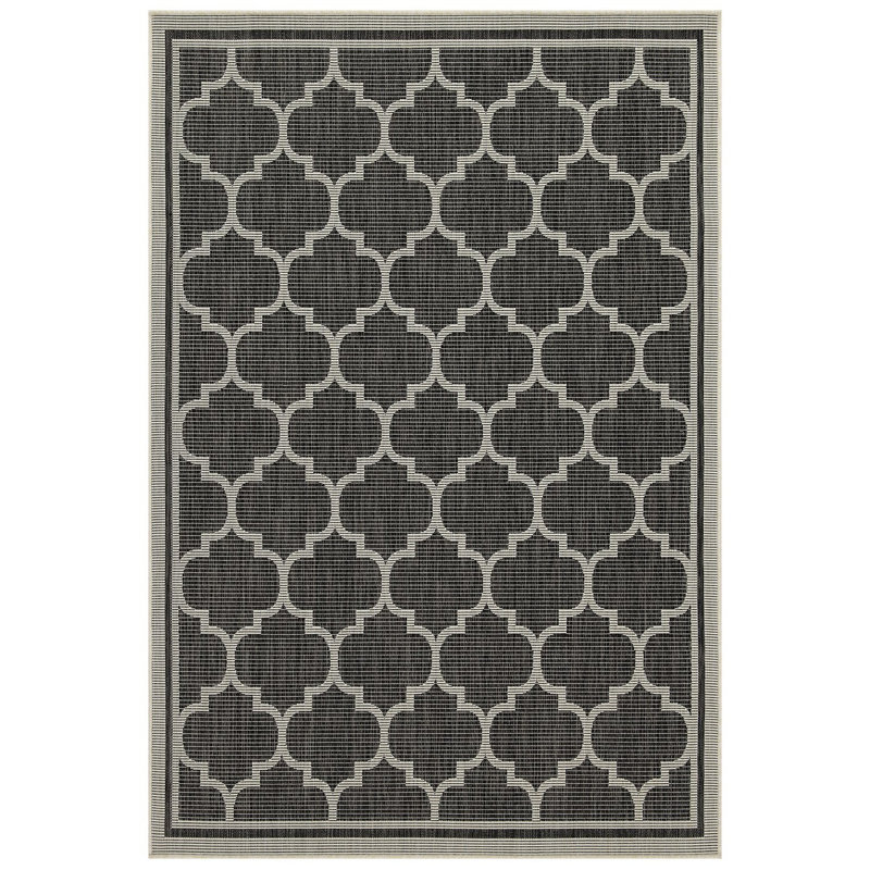 Sunshine Indoor/Outdoor Area Rug, Anthracite, Runner 2'7" x 7'3"