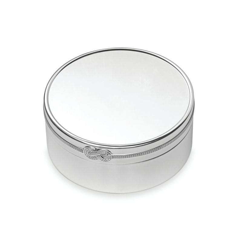 Boîte à souvenirs Vera Wang Infinity ronde 7,5 po