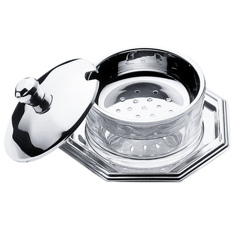 Cellini Stainless Steel Butter Dish