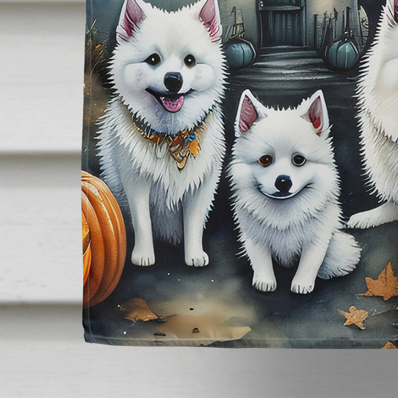 Double Sided 40'' H x 28'' W Polyester Halloween House Flag
